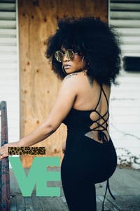 Image 2 of LaceUp Back One Piece Bodysuit