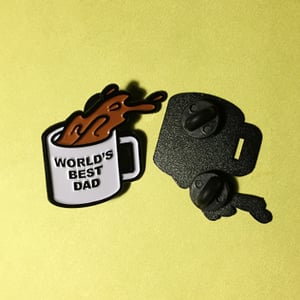 Image of "WORLD'S BEST DAD" PIN