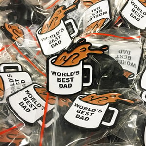 Image of "WORLD'S BEST DAD" PIN