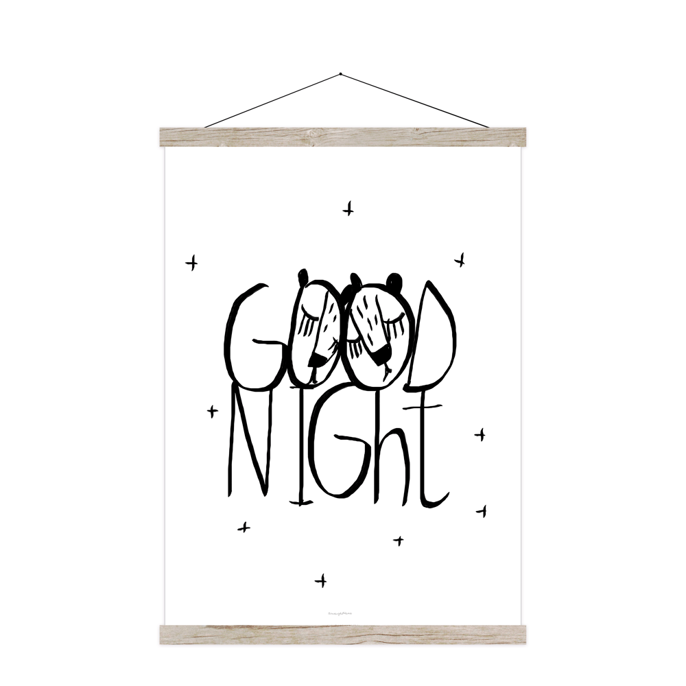 Image of Póster "Buenas noches"