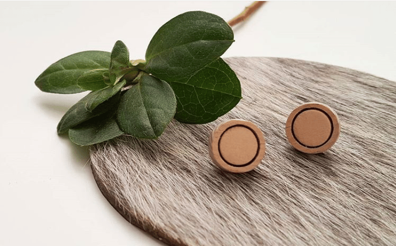 Image of 'Leather' Sweet Treat Studs 