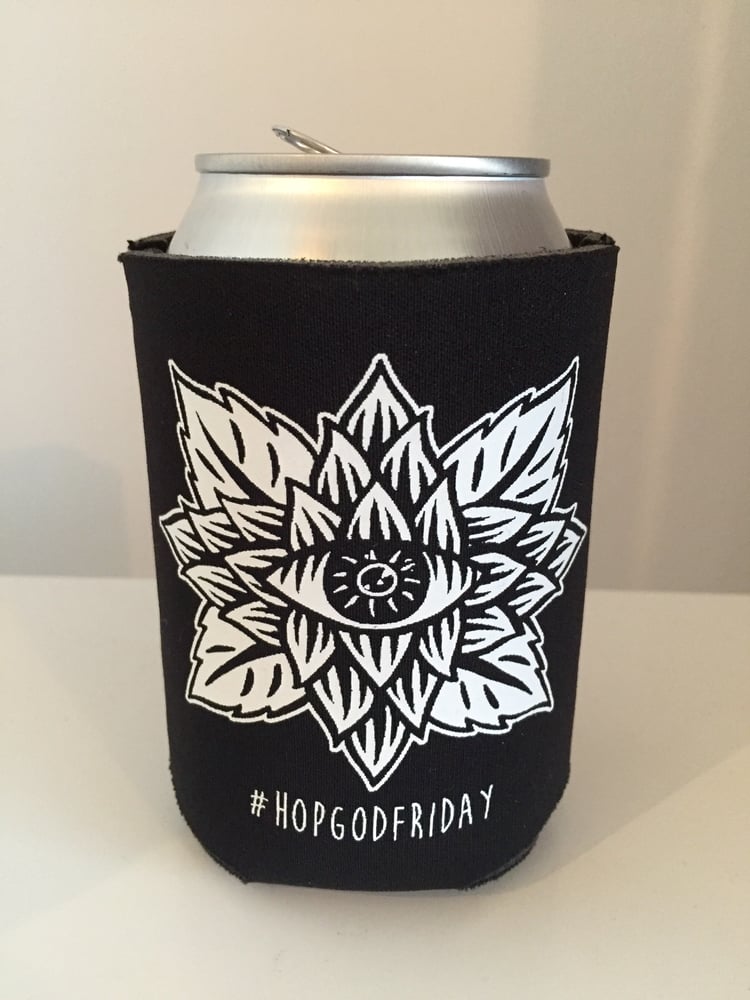 Image of #HopGodFriday Beer Koozie