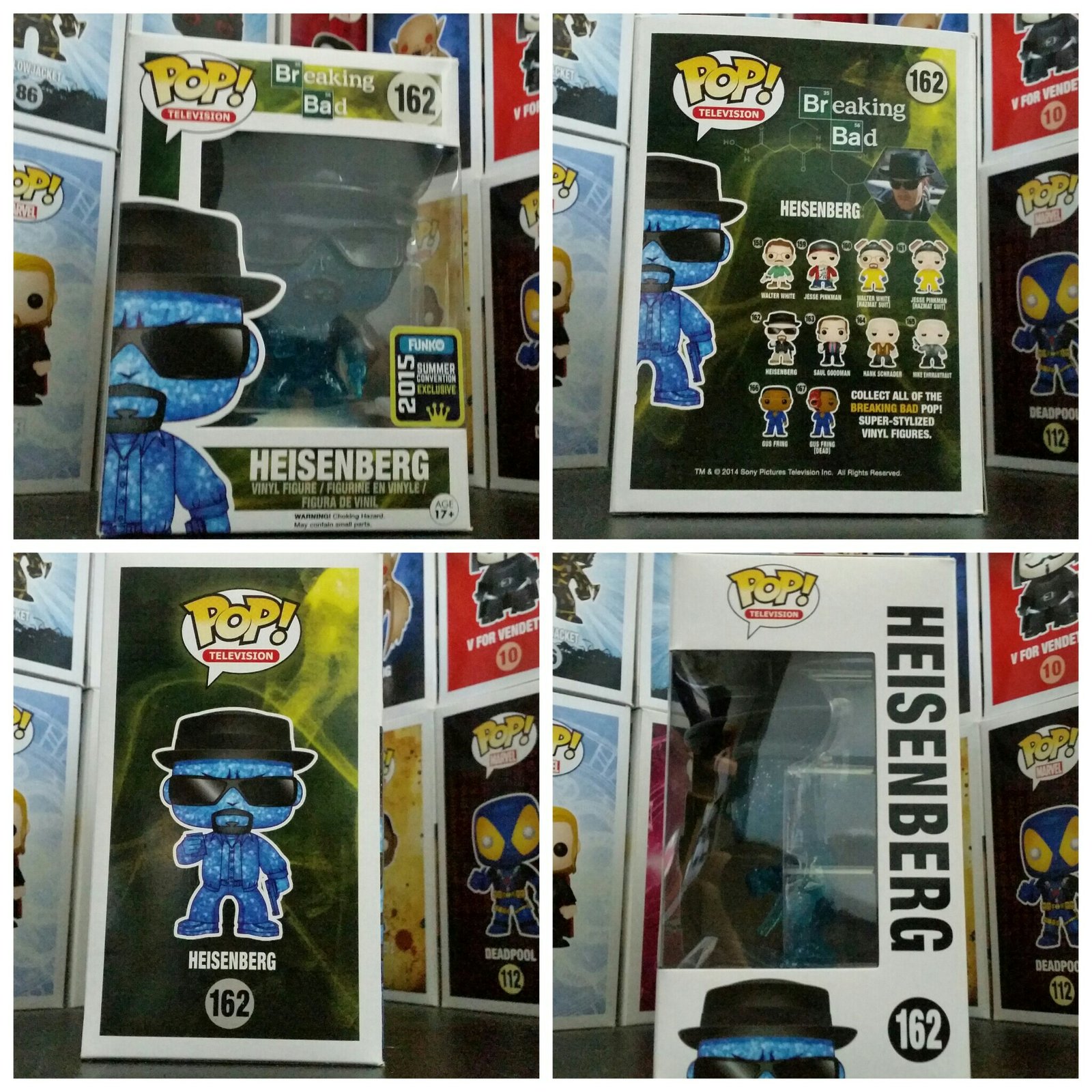 Heisenberg (Blue) 162 2015 outlet Summer Convention Exclusive (Funko Pop) Breaking Bad