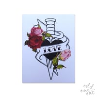 Image 2 of Love Dagger - Customizable card!