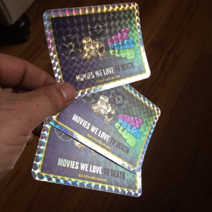 Image of Cult Film Club throwback Prism Sticker