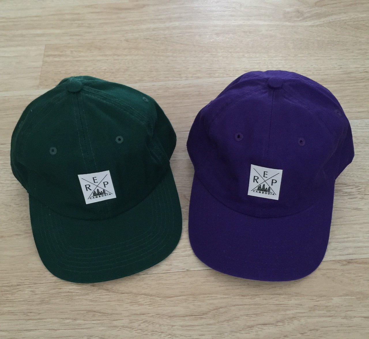 Image of Woven Label Baseball Caps