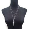 Sword necklace in sterling silver, two sizes