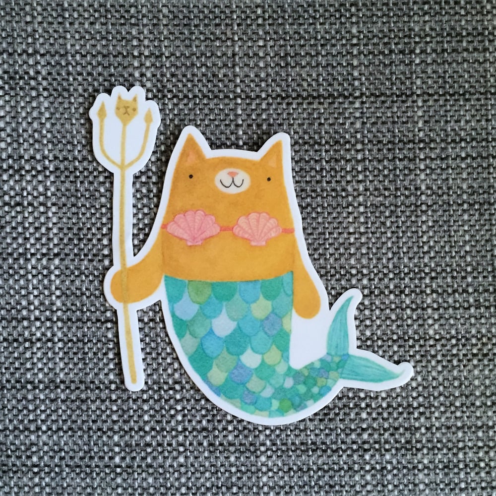 Image of mercat vinyl sticker