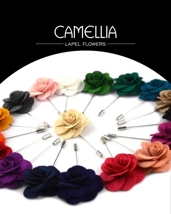 Image of Camellia Lapel Flowers