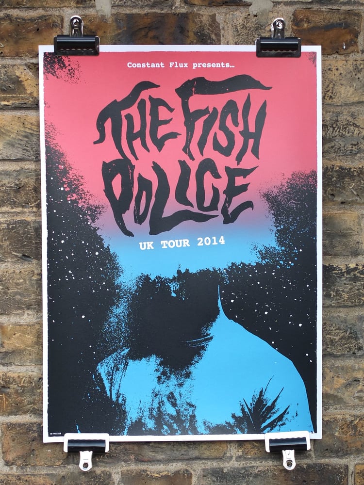 Image of The Fish Police Tour - Screenprinted Poster