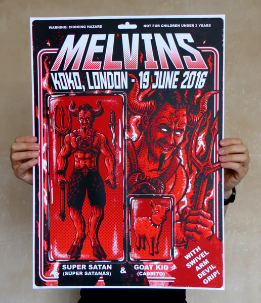 Image of Melvins Koko, London 2016 Print