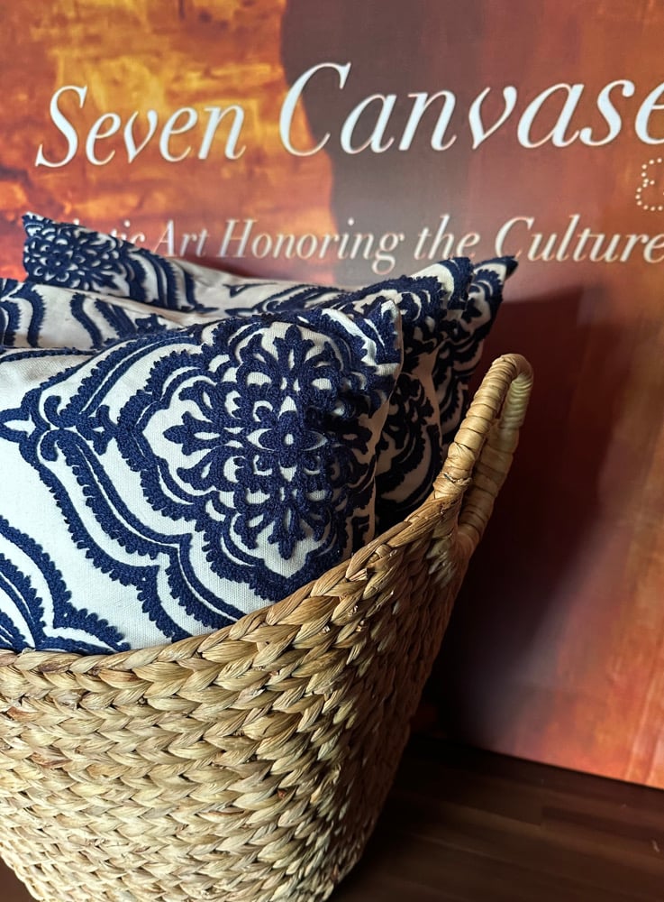Image of “India2” Outdoor Throw Pillow 20”