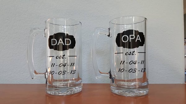Image of Personalized Beer Mugs
