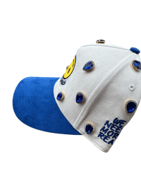 Image 3 of Suede  Blue Gem SnapBack 