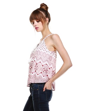 Image of Paisley Pink Tank