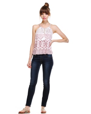 Image of Paisley Pink Tank