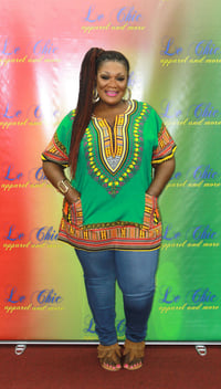 Image 3 of African print dress