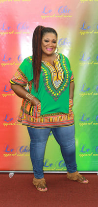 Image 4 of African print dress