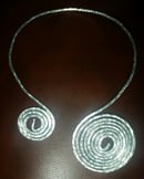 Image 2 of Aluminum Coiled Necklace