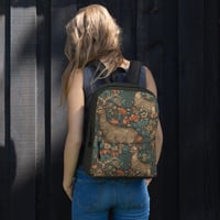 Image 2 of Boho Nature Cottagecore Inspired Deer in The Forest Backpack