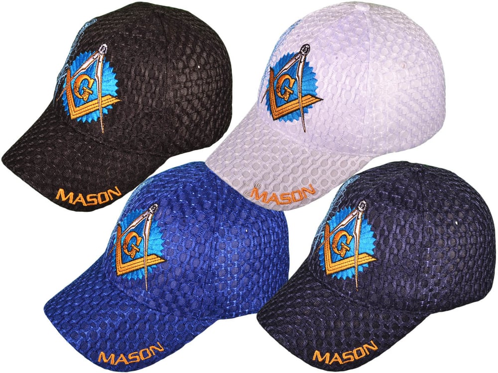 Image of Masonic Baseball Caps - Mesh Hats