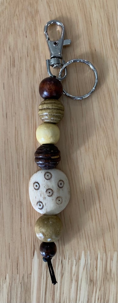  Handcrafted Beaded Keyrings - Made by Archie