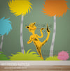 The Foot Book Guy Dr Seuss Character wall decal wall sticker decor