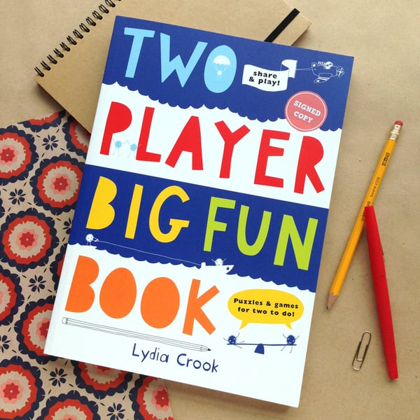 Image of TWO PLAYER BIG FUN BOOK - signed copy