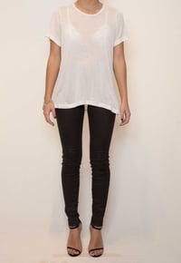 Basic Oversize tee - white