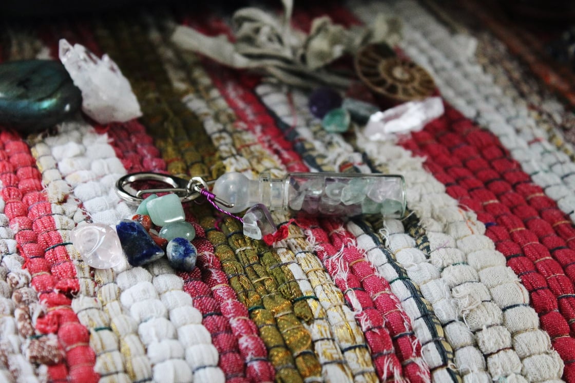 Image of Fluorite Keyring