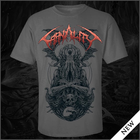 Image of Carnality "Cthulhu" Grey T Shirt