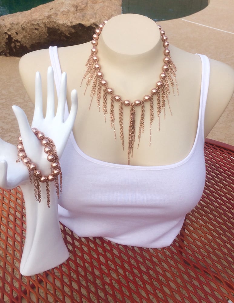 Image of Pearl Fringe Necklace