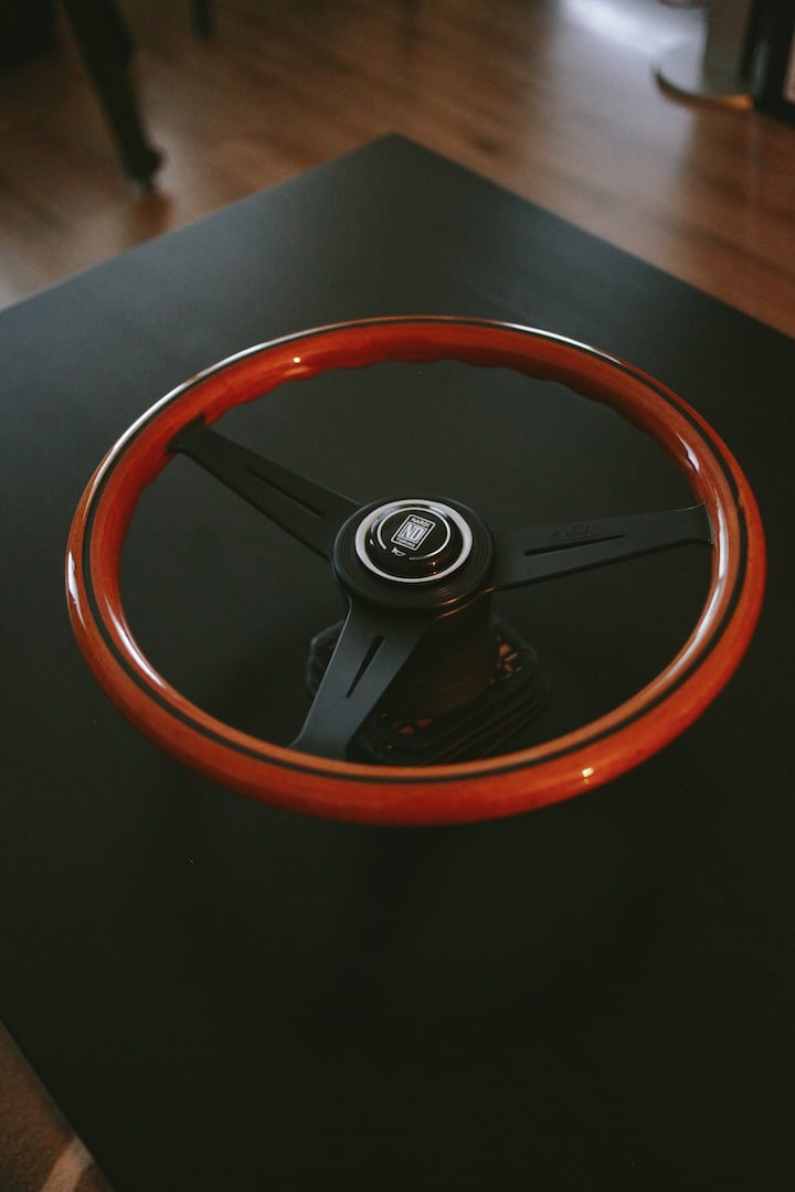 Image of Nardi ナルディウッドステアリング 36cm | Nardi Mahogany Steering 365mm