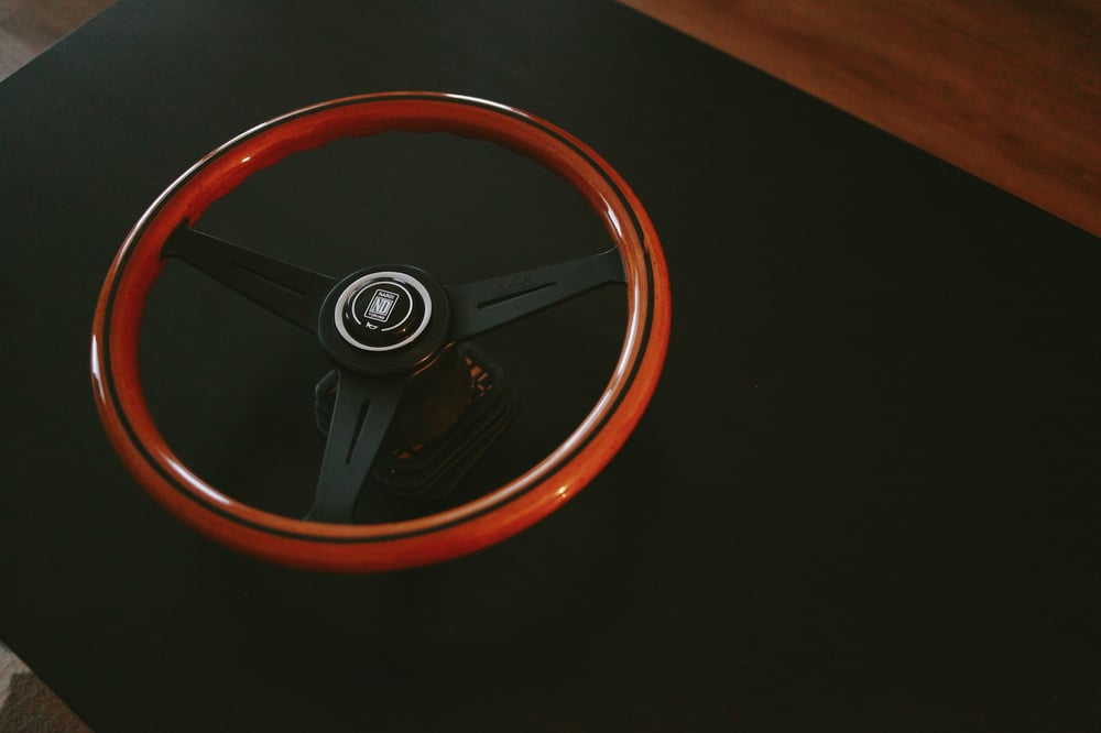 Image of Nardi ナルディウッドステアリング 36cm | Nardi Mahogany Steering 365mm