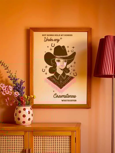 Image of Be gasoline/under any circumstances prints