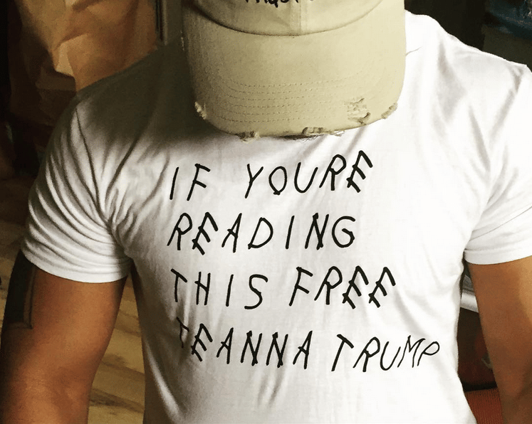 Image of "If You're Reading This Free Teanna Trump" T-Shirt