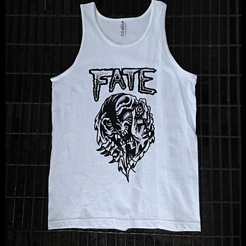 Image of White ripper tank top