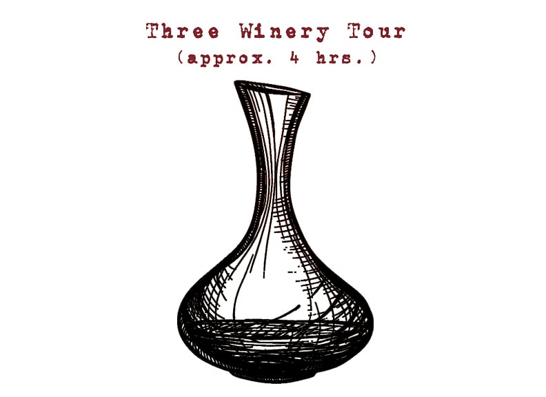 Image of Three Winery Tour - Approx. 4 hrs