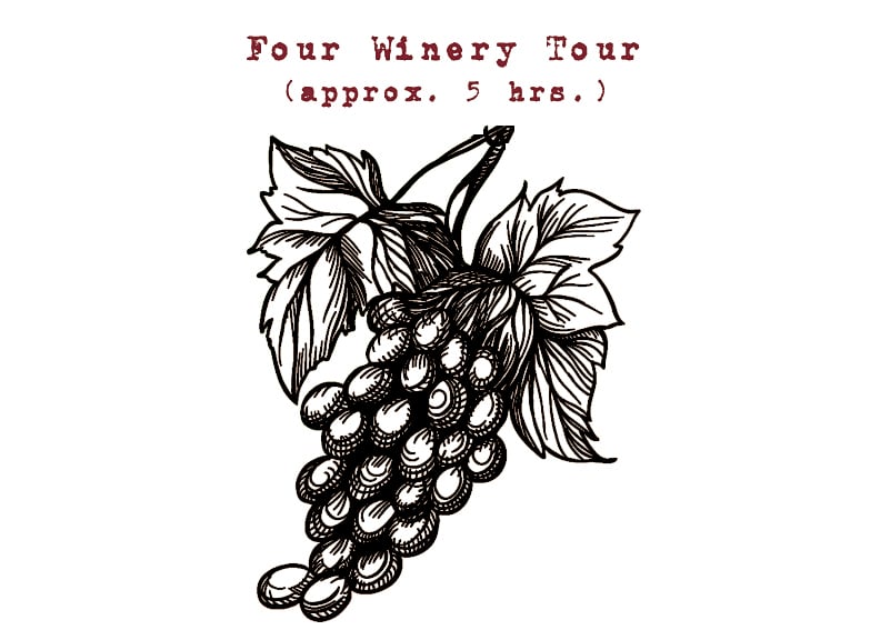 Image of Four Winery Tour - Approx. 5 hrs