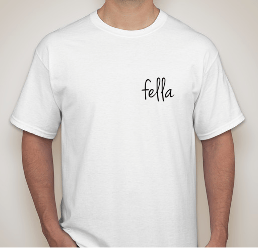 Image of Fella Cursive Font T-Shirt