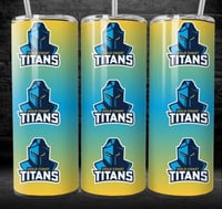 Titans logo 20oz tumbler