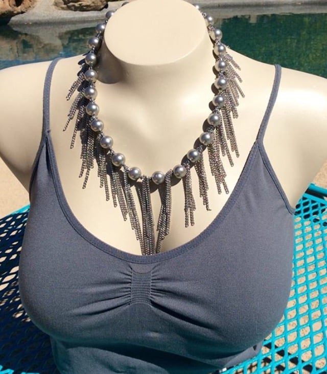 Image of Pearl Fringe Necklace
