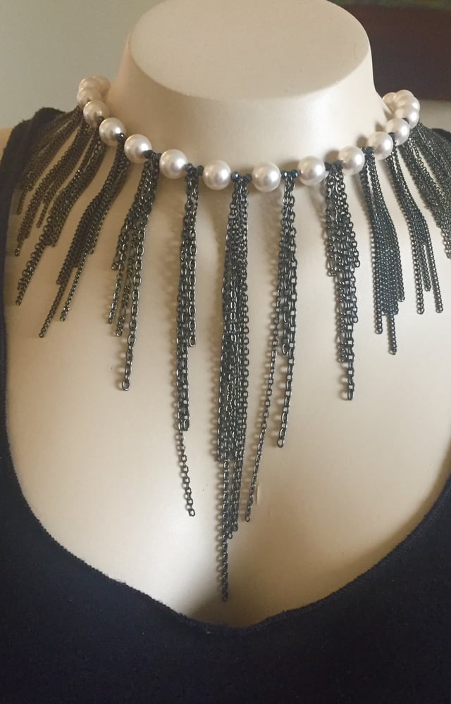 Image of Pearl Fringe Necklace