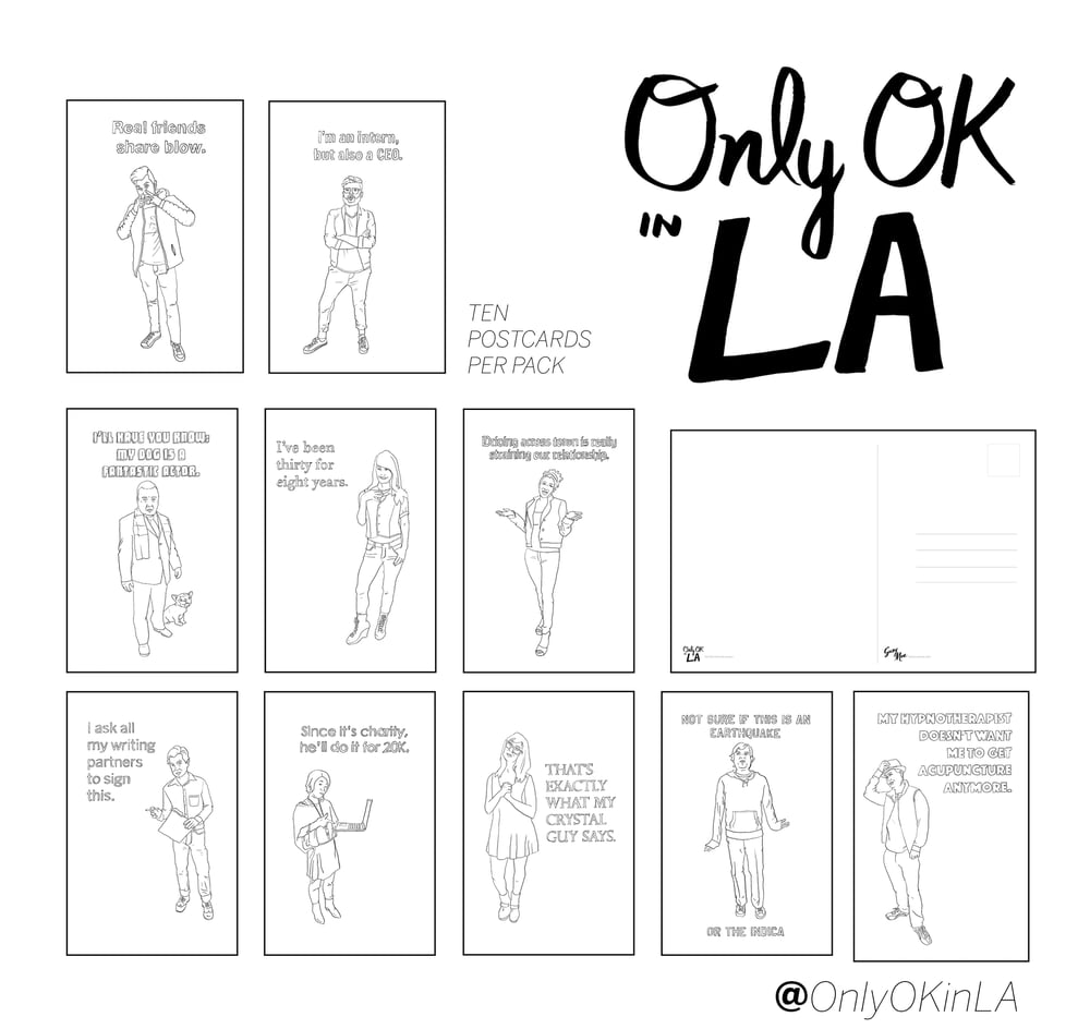 Image of Only OK in LA ≈ Postcards