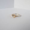 STERLING & 9CT YELLOW GOLD THEBES RING