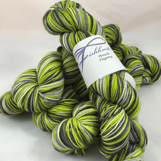 Image of Zombie's Ten: Superwash Boot Strap BFL, Strong Heart, Panache, or Stalwurthe Self Striping Sock Yarn
