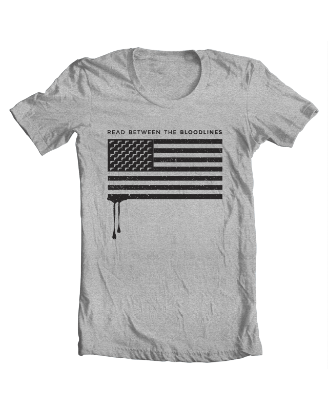 Image of Read Between The Bloodlines Crew Tee