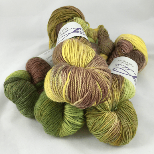 Image of Maize: Kettle Dyed assorted Superwash fingering or worsted bases