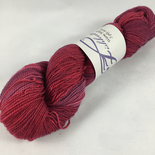 Image of Mean Red #4: Superwash Warm Heart Fingering