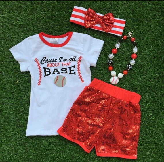 little girl baseball outfits